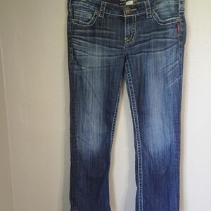 🌞 Silver Jeans Women's Dark Blue Capris